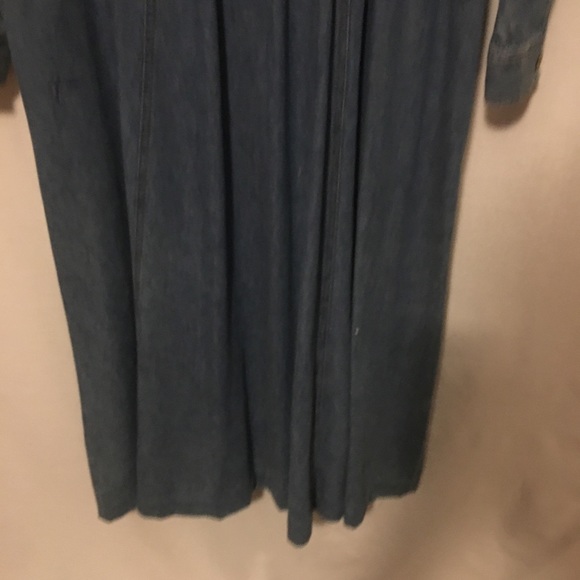 Leather and Denim Dress Size 8 - Picture 7 of 12